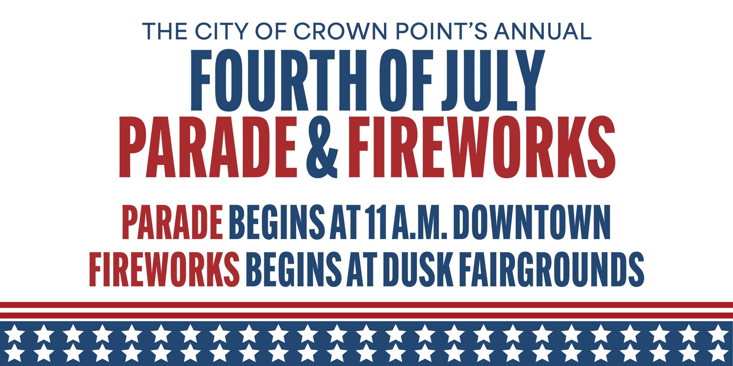 Crown Point Fourth of July Parade and Fireworks